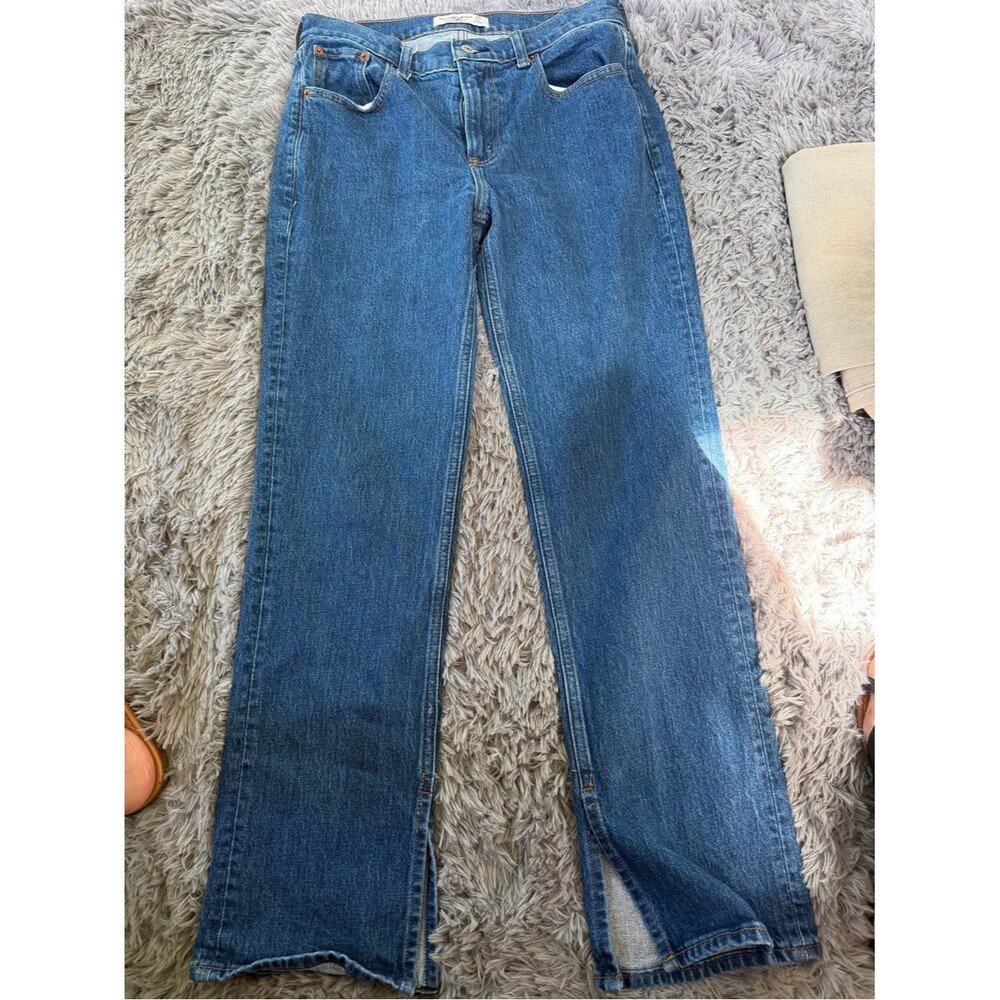 Abercrombie & Fitch Men's Blue Bootcut Jeans